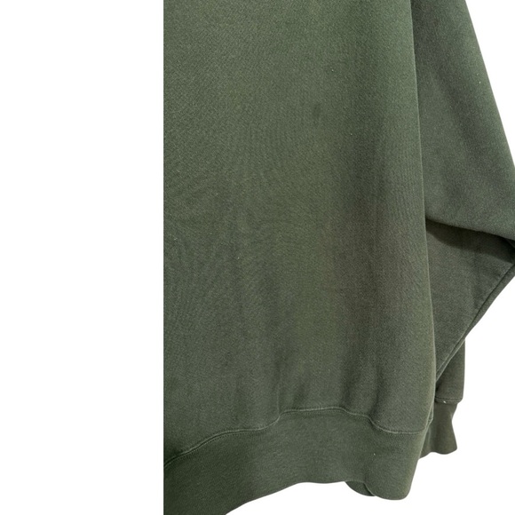 Vintage Champion Reverse Weave Crewneck Sweatshirt Size X-Large Green 90s - Picture 6 of 15